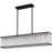 Quoizel Celeste 5 Light Island Light, Matte Black/Clear Crystal