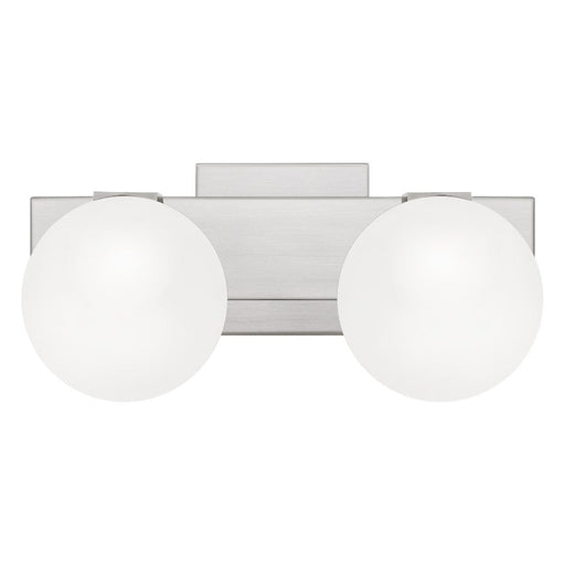 Quoizel Clements 2 Light Bath Vanity, Brushed Nickel - PCCMT8515BN