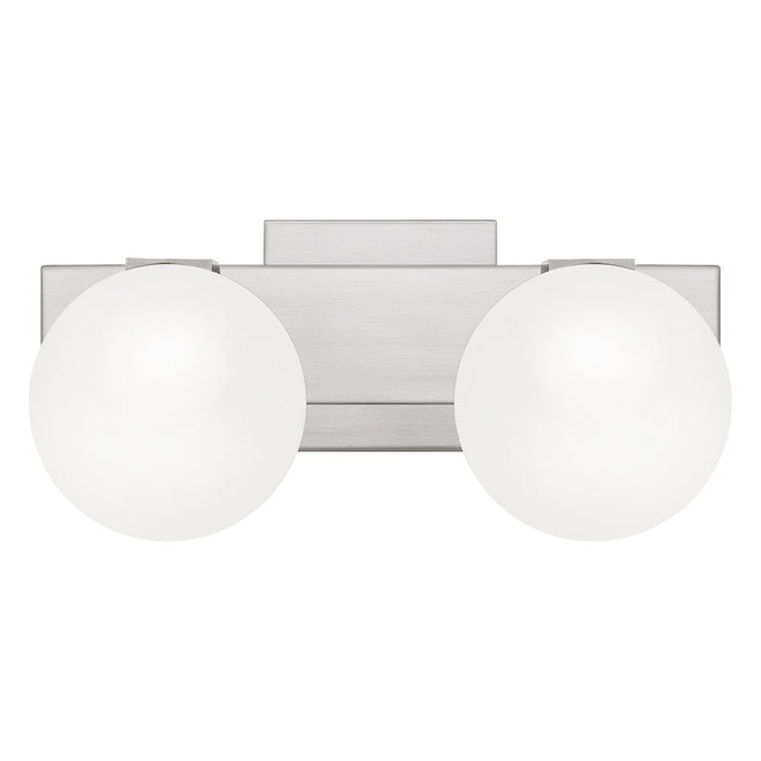 Quoizel Clements 2 Light Bath Vanity, Brushed Nickel - PCCMT8515BN