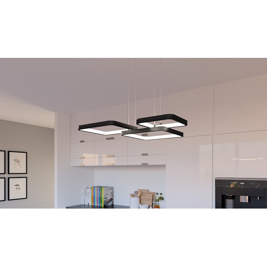 Quoizel Elvive LED Pendant, Matte Black - PCELV2821MBK