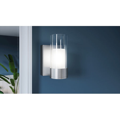 Quoizel Logan Wall Sconce, Brushed Nickel - PCLOG8605BN