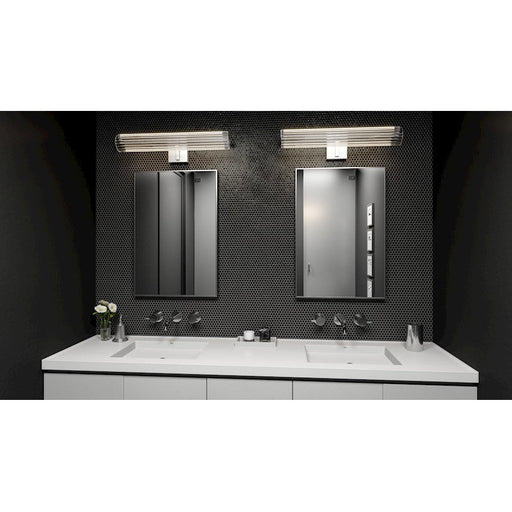 Quoizel McNair 6" Bath Vanity, Polished Chrome - PCMCN8624C