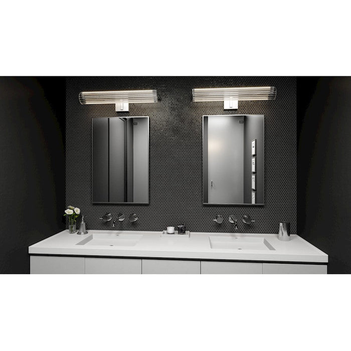 Quoizel McNair 6" Bath Vanity, Polished Chrome