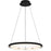 Quoizel Malik Pendant, Matte Black/Clear Glass