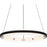 Quoizel Malik Pendant, Matte Black/Clear Glass