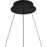 Quoizel Malik Pendant, Matte Black/Clear Glass