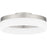 Quoizel Cohen Flush Mount, Brushed Nickel/White Acrylic