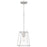 Quoizel Prescott 1 Light Mini Pendant, Brushed Nickel/Clear