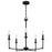 Quoizel Prescott 5 Light Chandelier, Matte Black - PRC5026MBK