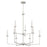 Quoizel Prescott 9 Light Chandelier, Brushed Nickel - PRC5232BN