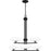 Quoizel Chenal 6 Light Chandelier, Matte Black/Opal Etched - QCH5577MBK