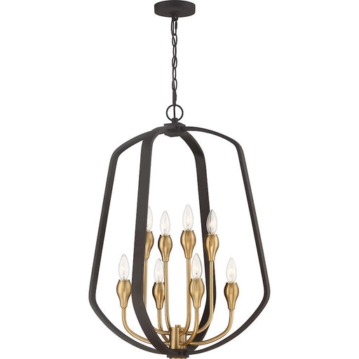 Quoizel Kinkade Foyer 8 Light Pendant, Western Bronze - QF5227WT