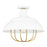 Quoizel Darmody 1 Light Semi-Flush Mount, Metal