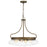 Quoizel Tucker 4 Light Pendant, French Bronze/Clear Seeded