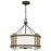 Quoizel Oversized Pendant 4 Light Pendant, Iron Gate - QOP5270IN