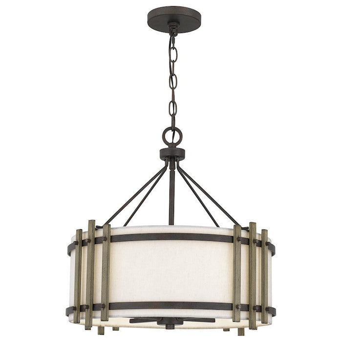 Quoizel Oversized Pendant 4 Light Pendant, Iron Gate - QOP5270IN