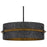 Quoizel Lariat 3 Light Pendant, Old Black Finish