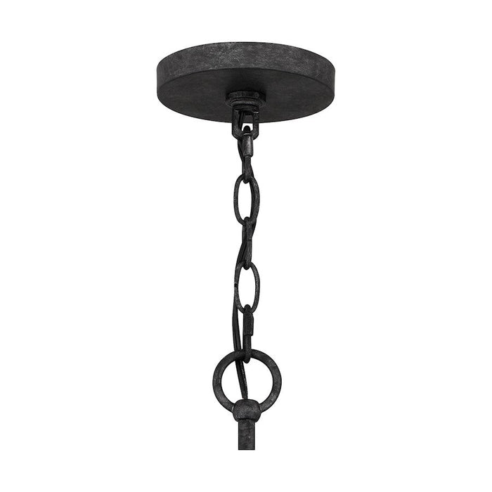 Quoizel Lariat 3 Light Pendant, Old Black Finish