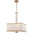 Quoizel Callum 4 Light Pendant, Weathered Brass - QP5269WS