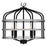 Quoizel Avignon 5 Light Pendant, Matte Black