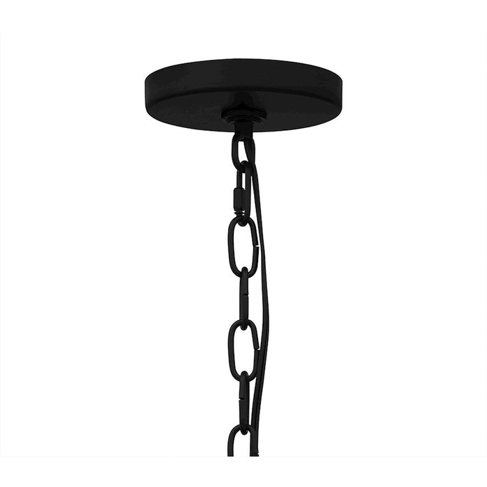 Quoizel Avignon 5 Light Pendant, Matte Black