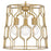 Quoizel Rellie 3 Light Pendant, Aged Brass