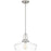 Quoizel Haven 1 Light Pendant, Brushed Nickel/Clear - QP5584BN