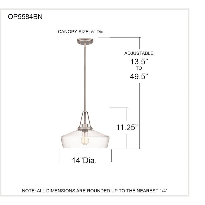 Quoizel Haven 1 Light Pendant