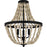 Quoizel Magnolia 3 Light Pendant, Matte Black