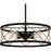 Quoizel Cedar Park 4 Light Pendant, Matte Black