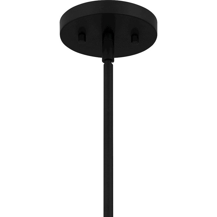 Quoizel Cedar Park 4 Light Pendant, Matte Black