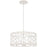 Quoizel Dalia 4 Light Pendant, Antique White/Metal