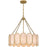 Quoizel Amalia 4 Light Pendant, Light Gold/Mica