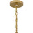 Quoizel Amalia 4 Light Pendant, Light Gold/Mica