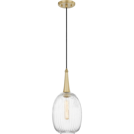 Quoizel Samson 1 Light Mini Pendant, Satin Brass - QPP5273Y