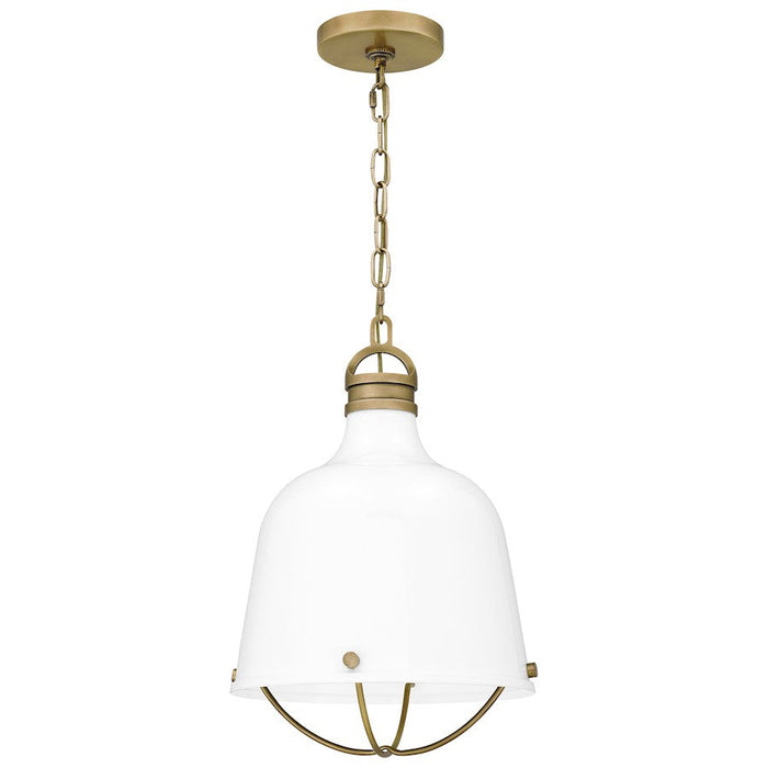 Quoizel Adlington 1 Light Mini Pendant, Weathered Brass - QPP5345WS