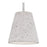 Quoizel Hazel 1 Light Mini Pendant, Brushed Nickel/Terrazo Shade