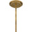 Quoizel Lennox LED Mini Pendant, Weathered Brass