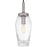 Quoizel Xander 1 Light Mini Pendant, Antique Nickel/Clear Glass