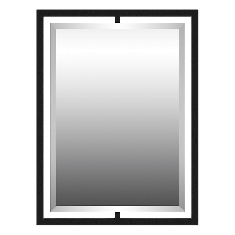 Quoizel 32" Reflections Mirror, Matte Black