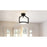 Quoizel Collinham 2 Light Semi-Flush Mount, Aged Brass/Etched Glass - QSF5598AB