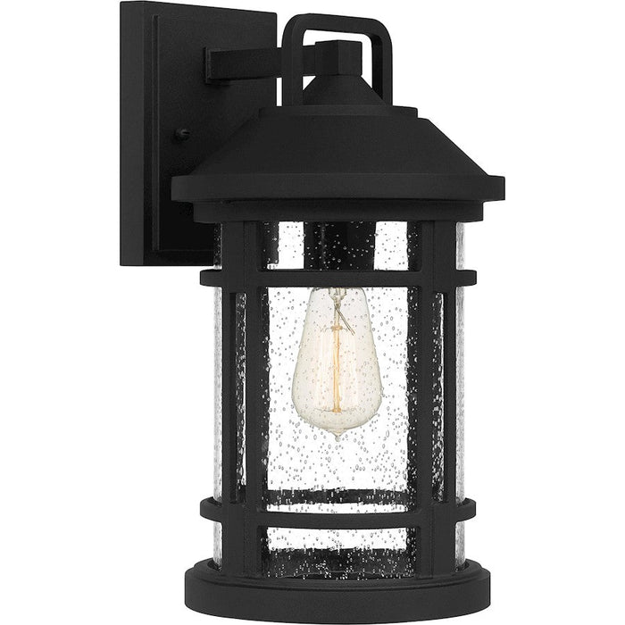 Quoizel Quincy 1 Light Outdoor Wall Mount, Earth Black