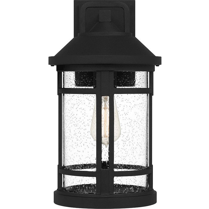 Quoizel Quincy 1 Light Outdoor Wall Mount, Earth Black