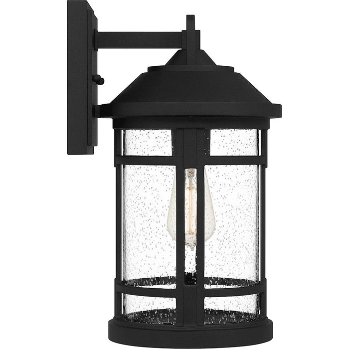 Quoizel Quincy 1 Light Outdoor Wall Mount, Earth Black