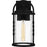 Quoizel Reece 1 Light Outdoor Lantern, Earth Black/Clear Seedy