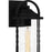 Quoizel Reece 1 Light Outdoor Lantern, Earth Black/Clear Seedy