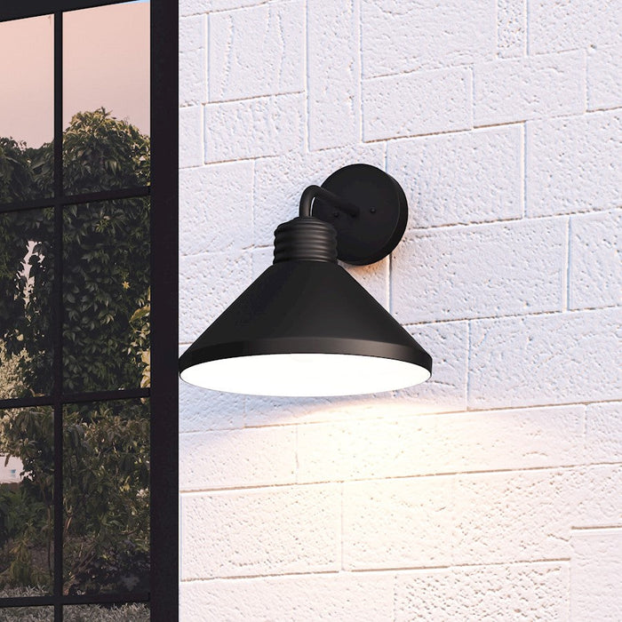 Quoizel Rencher 1 Light Outdoor Lantern, Matte Black/Metal