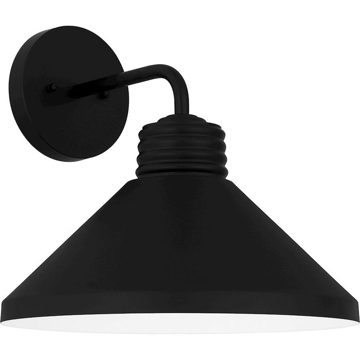 Quoizel Rencher 1 Light Outdoor Lantern, Matte Black/Metal