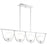 Quoizel Russo 4 Light Linear Chandelier, Polished Chrome - RSO442C