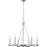 Quoizel Revival 6 Light Chandelier, Brushed Nickel - RVV5026BN